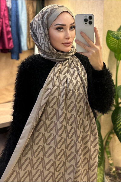 CUOCA LOUNGE Çizgili Desenli Çift Taraflı Kaşmir İpek Şal