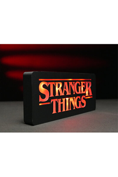 AtölyeMatris Stranger Things Light Box Dekoratif Aydınlatma 3D BASKI PLASTİK ...
