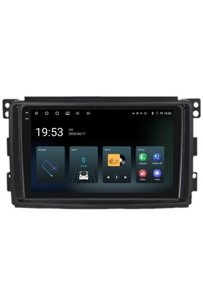 Piloton Navigație dedicată pentru Smart ForFour (2005-2010) 9 inch, 4GB RAM, ...