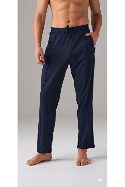 Doreanse Ανδρικό παντελόνι σε μπλε ναυτικό χρώμα Relax Fit 4933