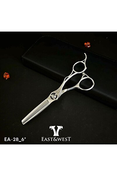EAST&WEST PREMİUM BERBER & KUAFÖR MAKASI 440 C JAPON ÇELİĞİ E28 EFİLE ARA MAK...