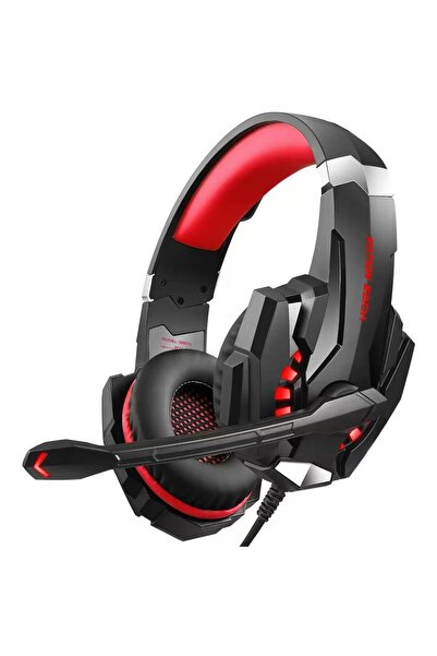 GENERAL Gaming Headset - KOTION EACH G9000 Pro - Noise Isolating Microphone, LED Light, Over-Ear Comfort