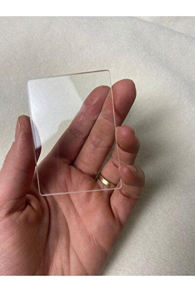 HARPİES Dikdörtgen Pleksi Magnet | Boş Boyamaya Uygun Şeffaf Magnet | 7 * 5 c...