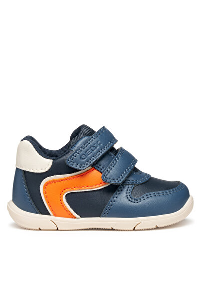 Geox Boys Avio/Orange B Zapito sneakers