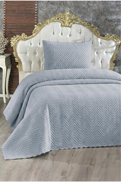 Çeyiz Diyarı Cuvertură de pat cu ultrasunete Welsoft pentru o persoană 180x230 gri