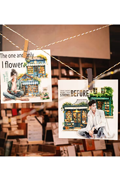 Kolbi Craft 7 قطع من ملصقات متجر الكتب الشفافة لدفتر الملاحظات والألبومات ودفتر المذكرات والجهاز اللوحي