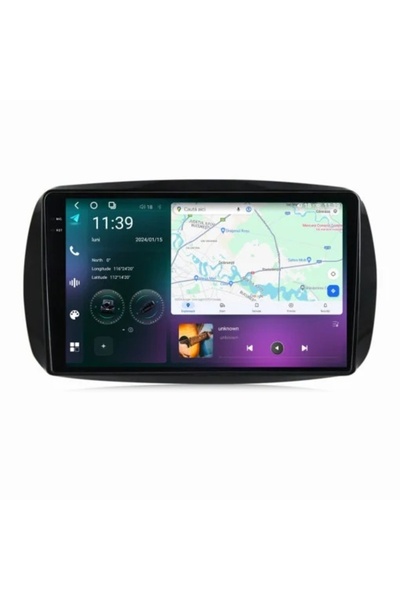 NAVI-ABC Navigație dedicată Smart ForTwo / ForFour - Ecran QLED 2K 9.5" 12GB/...