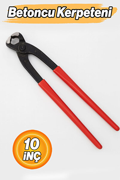 Badem10 Betoncu Kerpeteni 10 İnç Profesyonel İnşaat Kerpeteni Yüksek Dayanım ...