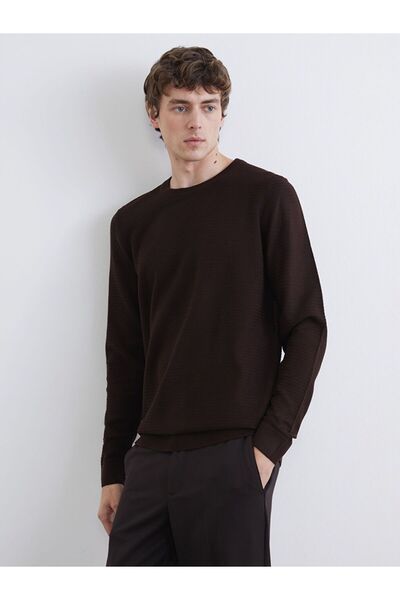 LC Waikiki Southblue Crew Neck Men's Knitwear Sweater