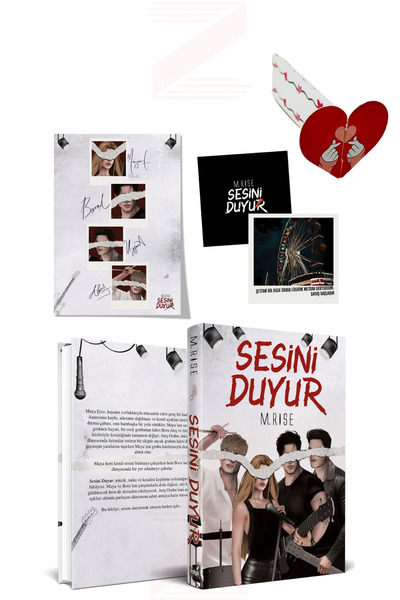 İndigo Kitap Sesini Duyur 1 (CİLTLİ) Özel Tasarım Kalp Ayraç Hediye