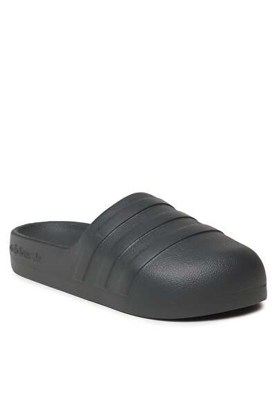 adidas men's gray Adifom Adilette Slid flip-flops