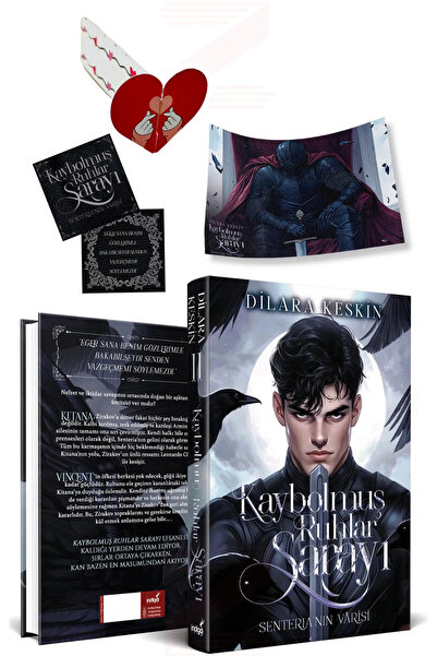 İndigo Kitap Kaybolmuş Ruhlar Sarayı 2 (CİLTLİ) Özel Tasarım Kalp Ayraç Hediye