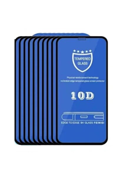 Karışık 10 قطع من الزجاج الواقي المتوافق مع هاتف iPhone 13 يغطي الشاشة بالكامل