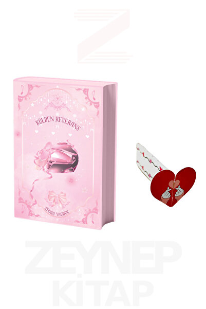 İndigo Kitap Külden Reverans (CİLTLİ-YANBOYAMALI) Özel Tasarım Kalp Ayraç Hediye