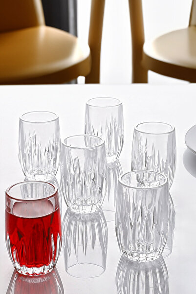 Bev Kitchen كوكو 6 قطع أكواب قهوة كريستالية ووعاء تقديم 4*4*7 سم