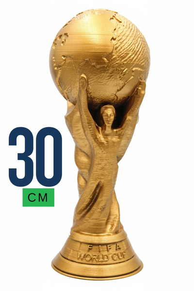 UĞUR MOBİLYA 3d Fifa Worldcup Fifa Dünya Kupası Altın Kaplama Gold (boyut seç...