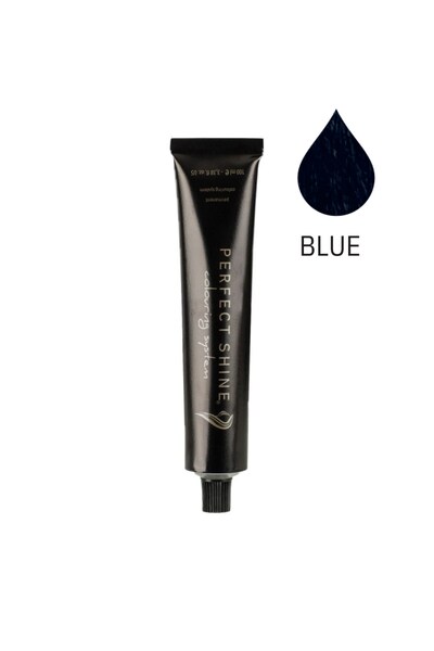 PERFECT SHINE Permanent Profesyonel Saç Boyası 100ml - Turuncu Karşıtı Mavi M...