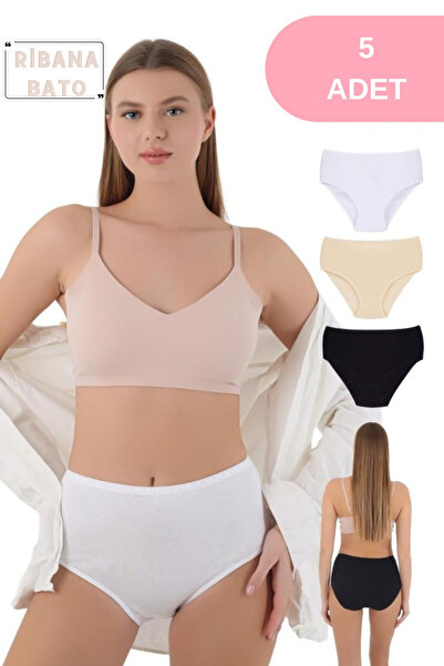 CNT 5 Pack Ribana High Waist Women's Bato Panties