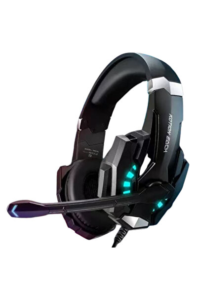 GENERAL Gaming Headset - KOTION EACH G9000 Pro - Noise Isolating Microphone, LED Light, Over-Ear Comfort