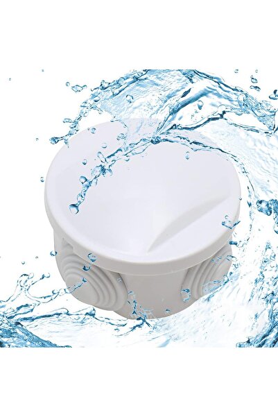 Raco PVC Waterproof Electrical Junction Sleeve Box Round with Wall Bracket (80x40)