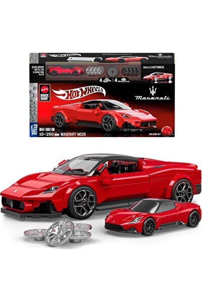 HOT WHEELS Speed Serisi Maserati MC20 Araba Yapım Seti 250 Parça JFR90