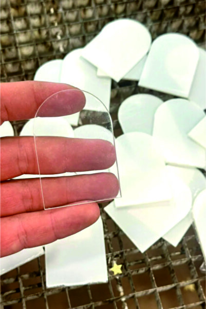 HARPİES Pencere Model Pleksi Magnet | Boş Boyamaya Uygun Şeffaf Magnet | 4,5x...