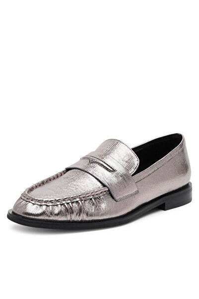 BADURA loafers for women silver