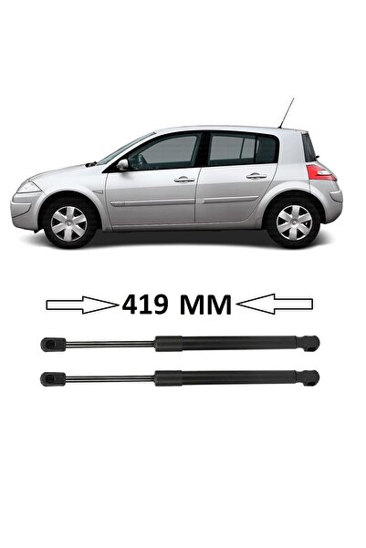 cme parts Renault Megane 2 HB 2002-2008 Uyumlu Sağ + Sol Takım Bagaj Amortisö...