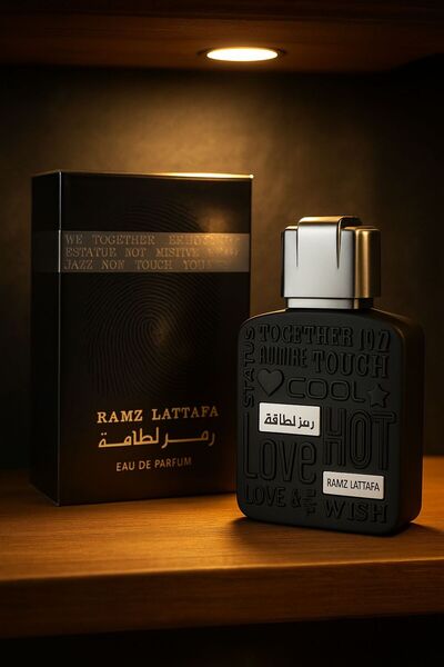 lattafa Ramz EDP 100 ml unisex oriental sweet perfume with vanilla, woody notes and amber