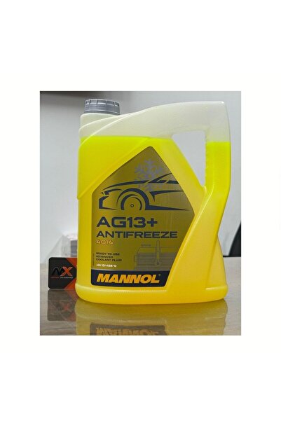 MOTORX 2025 Üretimli Mannol Yüksek Performanslı Donmayan Formül Hazır Kullanım Sarı Antifriz 5L -40 +125°c