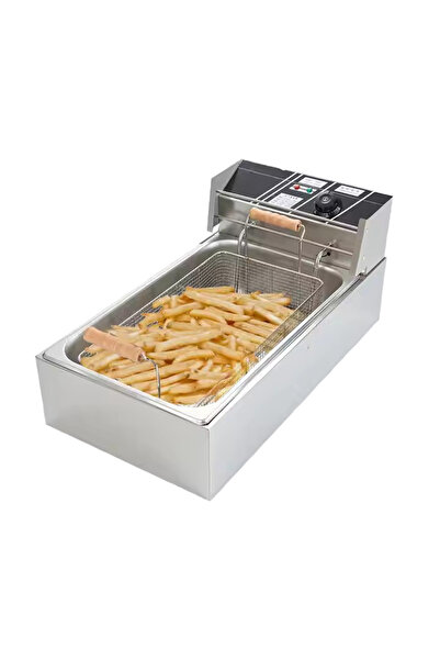 Generic Electric Deep Fryer with Basket – Stainless Steel Oil Frying Machine for Chicken, Fries & Snacks