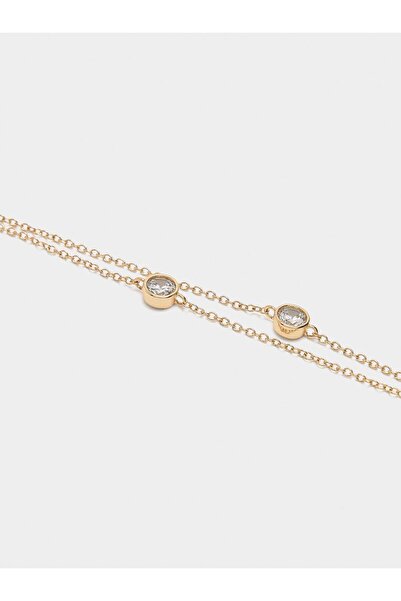 PARFOIS Zirkonlu Çift Bağlantılı Bileklik