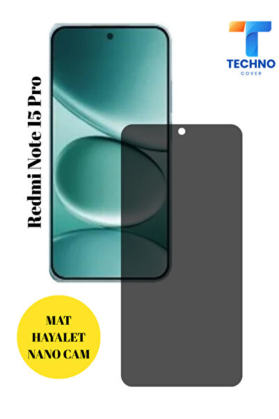 foxpower Redmi Note 15 Pro Hayalet Cam Mat Nano Ekran Koruyucu Darbelere Karş...