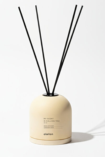 olailon Concarte Mango Kokulu, Dekoratif Çubuklu Oda Kokusu 50 ml. Sarı Renk