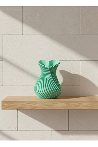 CT STONES Vază cu inimă Turcoaz