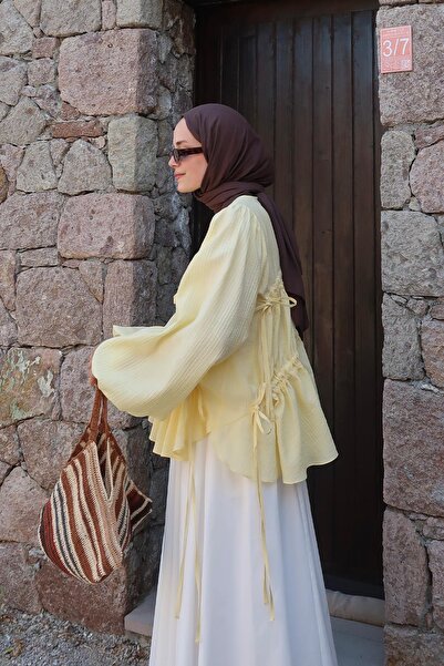 Moca بلوزة كلير صفراء