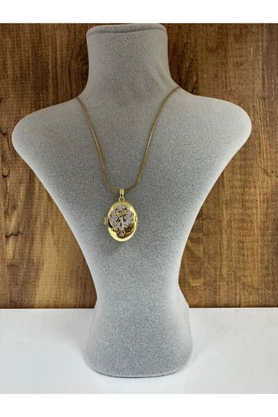 stainless steell ANKA KUŞU AÇILABİLİR ÇELİK KOLYE