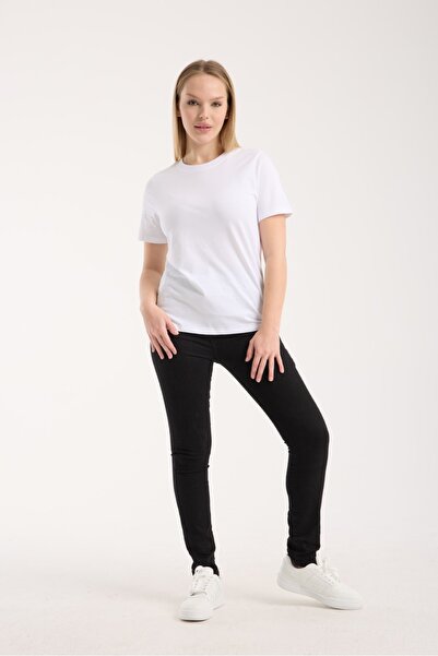 G-FOX Women's Basic Crew Neck Short Sleeve 100% Cotton Comfortable Fit Casual Sports Stylish T-Shirt 6021