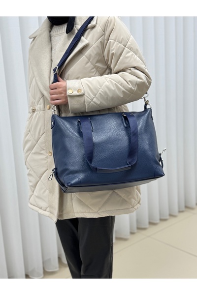 MİHRA STORE حقيبة نسائية مافيرا يومية بحزام وتفاصيل جلدية للكتف واليد - TA003...