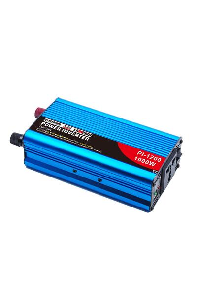 Campion Invertor de 12V la 220V, 1000W, cu 2 prize CAMPION®
