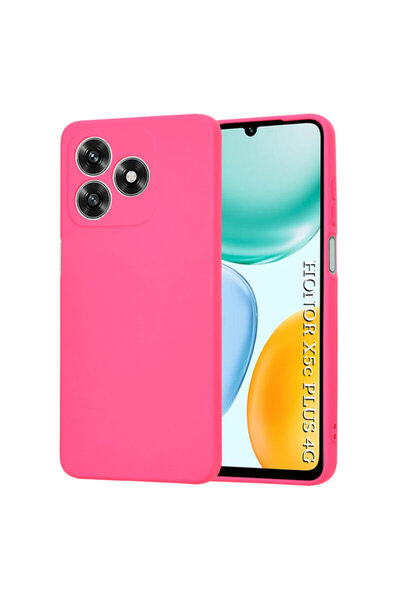 Techsuit Silicone Case Honor X5c Plus SoftFlex, fuchsia
