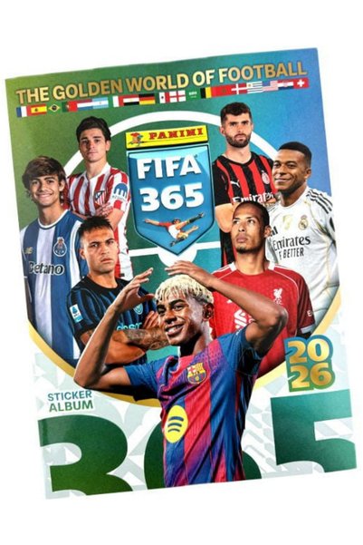 Next Plus Lisanslı Official Panini FIFA 365 2026 Stickers Album+ 2 Paket (10 ...