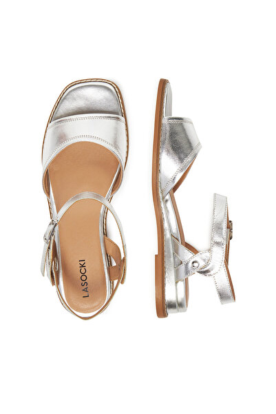LASOCKI women's sandals silver WI33-CS853-HM-03