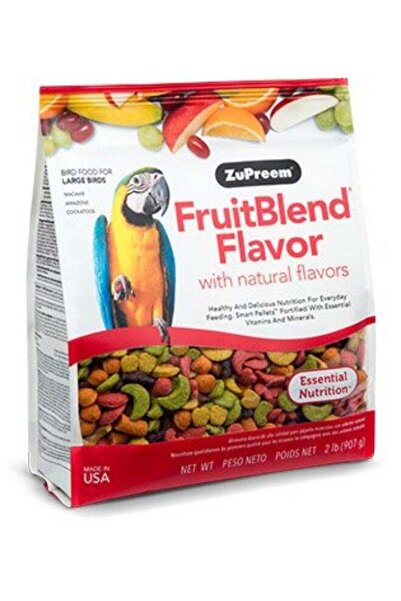Zupreem طعام ببغاء كبير بنكهة مزيج الفواكه، وزن 12 رطلاً