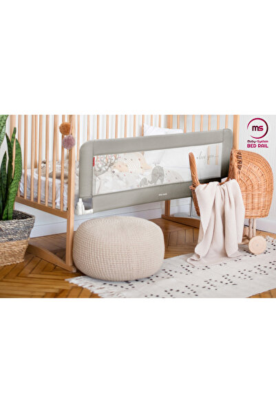 Moby System Barieră de siguranță pentru pat - Bară de pat - Gri