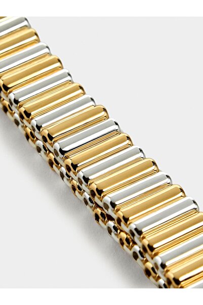 PARFOIS Çubuklu İki Renkli Elastik Bileklik