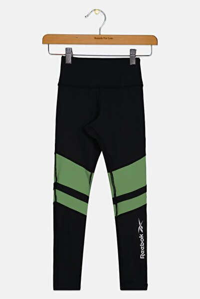 Reebok Toddlers Girl Brand Logo Training Leggings, Multicolor