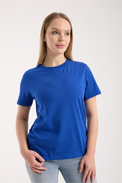 G-FOX Women's Basic Crew Neck Short Sleeve 100% Cotton Comfortable Fit Casual Sports Stylish T-Shirt 6021