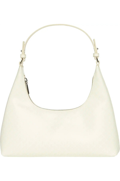 Calvin Klein حقيبة كتف نسائية بيضاء من EMBLEM AOP CONV