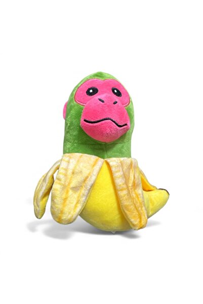 OEM “Banana Chimpanzee” Plush Toy – 22 cm, Yellow/Green